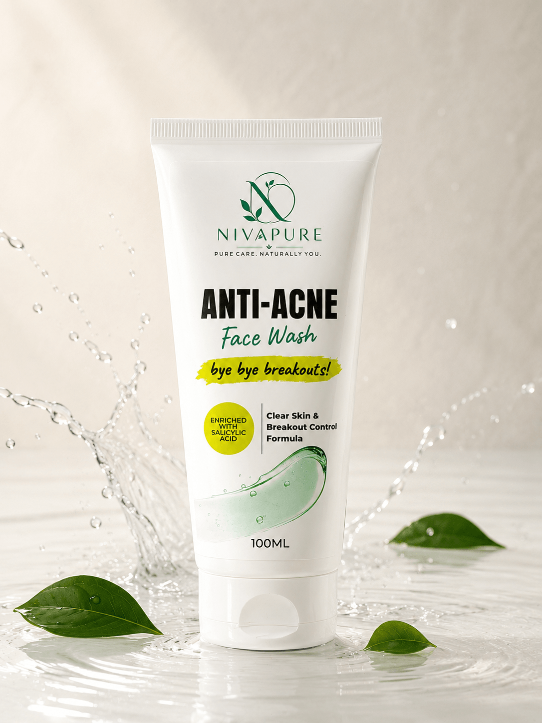 Anti-Acne Face Wash for Clear Skin & Breakout Control Formula