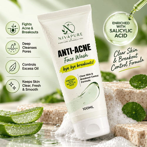 Anti-Acne Face Wash for Clear Skin & Breakout Control Formula