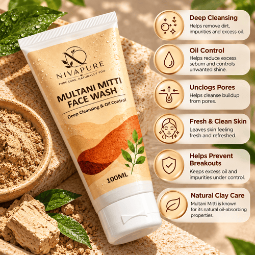 Multani Mitti Face Wash for Deep Cleansing & Oil Control