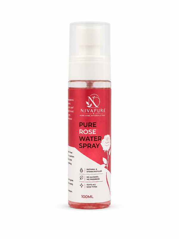 Pure Rose Water Spray for Hydration, Refreshing & Skin Toning