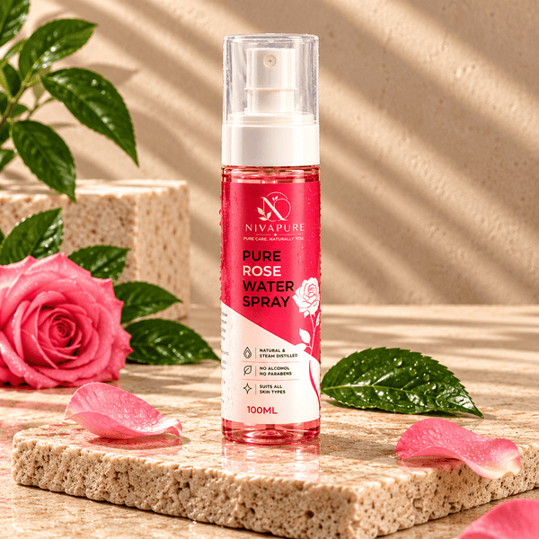 Pure Rose Water Spray for Hydration, Refreshing & Skin Toning