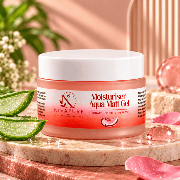 Aqua Matt Moisturizer Gel with SPF for Hydration & Sun Protection